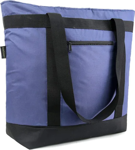 Vista 8 de BeeGreen Bolsa térmica térmica suave para comestibles, compras, playa, viajes, almuerzo, plegable, a prueba de fugas, enfriadores de hielo grandes