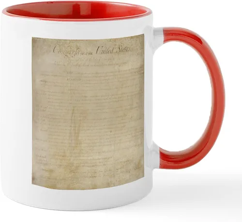 Vista 26 de CafePress Bill Of Rights Taza de café de cerámica de 11 oz (11.0 fl oz)