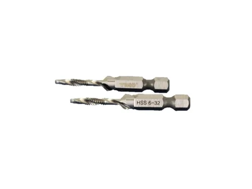 Vista 6 de TMAX Broca combinada de 2 piezas 1/4-20 y grifo multiuso desbarbado avellanador hexagonal