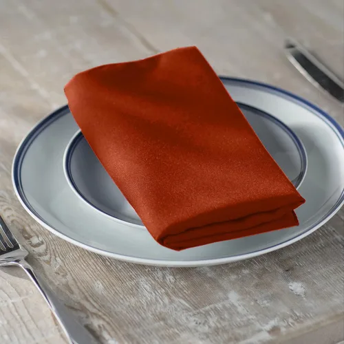 Vista 106 de LA Linen Paquete de 10 servilletas de popelina de poli, servilletas de tela suave, servilletas lavables y reutilizables, servilletas de mesa