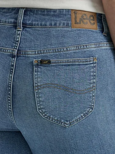 Vista 5 de Lee Jeans acampanados legendarios de talle medio para mujer, talla grande