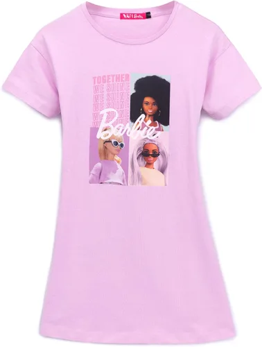 Vista 4 de Barbie Vestido para niñas, paquete de 2 unidades, color morado, teñido anudado, espalda abierta, traje de verano, Púrpura