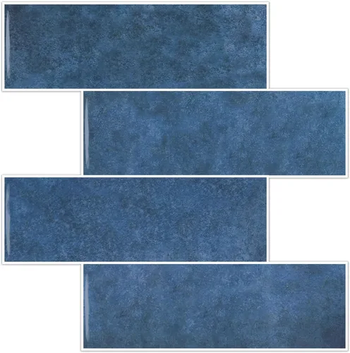 Vista 16 de Tilingview 10 piezas de azulejos de pelar y pegar para salpicaduras de cocina, diseño de tiras, azulejos de vinilo autoadhesivos, adhesivo de pared