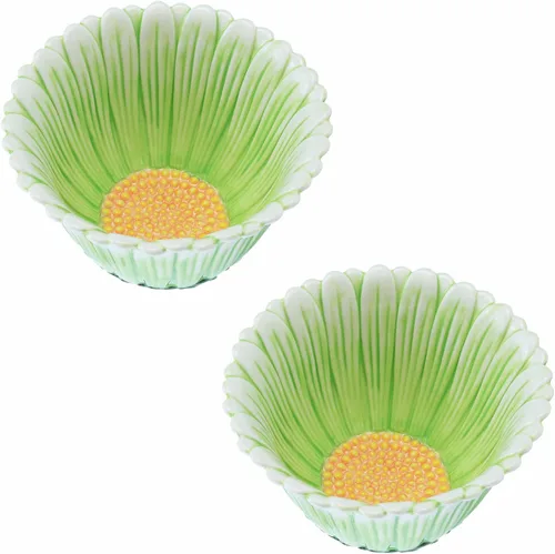 Vista 5 de Tazón de caramelo de 6 pulgadas, cuenco de aperitivos en forma de girasol.