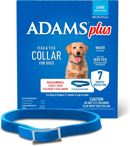 Vista 11 de Collar de pulgas y garrapatas Adams Plus, Perro, S, Rojo