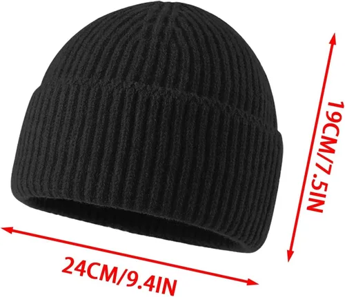 Vista 7 de Gorro de algodón holgado, elástico, hip-hop, cálido, unisex, holgado, ligero, para mujer