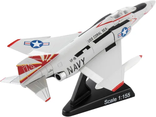 Vista 5 de Daron Worldwide Trading Postage Stamp F-4B Phantom II Sundowners Vehículo (Escala 1/155)
