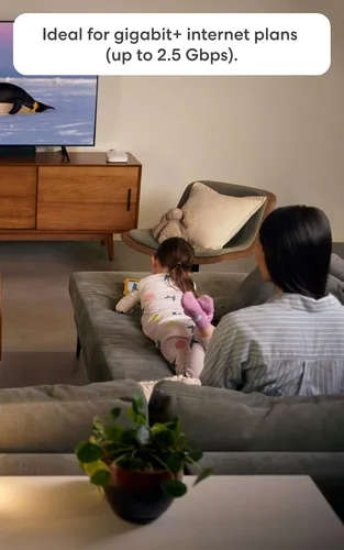 Vista 3 de Router wifi de malla Amazon eero Pro 6E con suscripción anual a eero Plus (renovación automática). Cobertura de hasta 2000 pies². Conecta >100