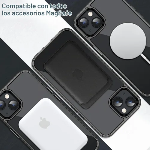 Vista 4 de JETech Funda magnética para iPhone 14, color negro