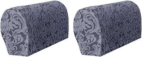 Vista 7 de Fundas elásticas para reposabrazos de sofá jacquard, funda europea de tejido suave para reposabrazos, funda protectora de muebles, fundas para sofá