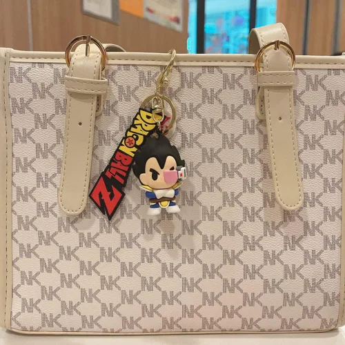Vista 7 de UTTER Lindo llavero de muñeca animación encanto regalo llavero Pikkoro coche bolsa decoración, estilo4