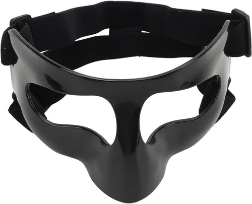 Vista 3 de Yosoo Health Gear Protector de nariz para cara de nariz rota, máscara facial de baloncesto para nariz rota, banda elástica ajustable, protector