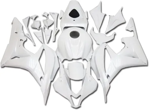 Vista 32 de Carenado negro brillante para Honda 2007 2008 CBR600RR CBR 600RR nueva inyección ABS plásticos cuerpo kit cuerpo trabajo 07 08
