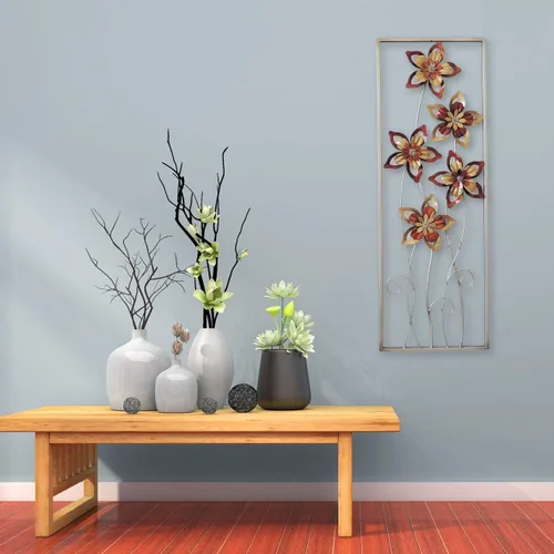Vista 10 de All American Collection - Decoración de pared chic y moderna de aluminio y metal con marco