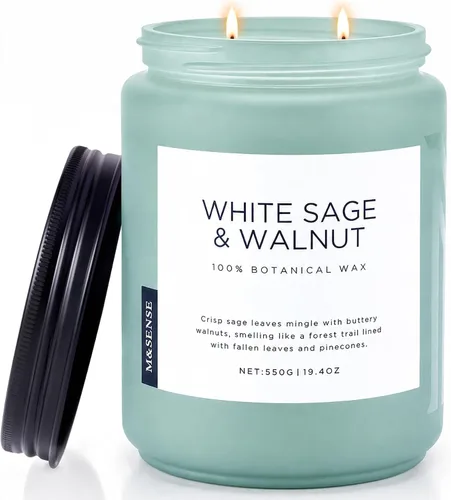Vista 74 de M&SENSE Ode to Winter - Vela perfumada para el hogar, cera de soja natural, mecha de algodón, aroma de invierno, 7.05 onzas hasta 50 horas de tiempo
