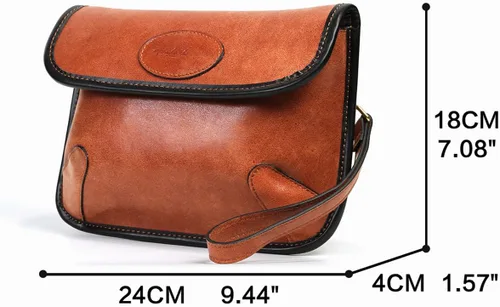 Vista 2 de Bolso de mano suave 3 en 1, bolso de mano de cuero para el pecho, bolso bandolera para hombres y mujeres