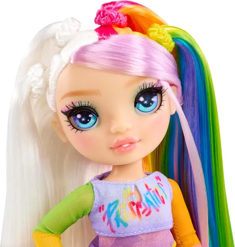 Vista 7 de Rainbow High Jr High Rock Band - Amaya, muñeca de moda arcoíris de 9 pulgadas con teclado, personalizable con calcomanías, posable, gran regalo