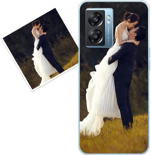 Vista 125 de Funda personalizada compatible con Oppo A1 Pro, fundas de teléfono personalizadas con imagen de foto, imagen de texto, cubierta transparente