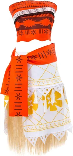 Vista 3 de Ainiel conjunto de disfraz para Cosplay con falda collar para mujer y niñas