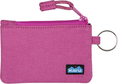 Vista 44 de KAVU Stirling Cartera delgada de lona de algodón con cremallera de doble cara