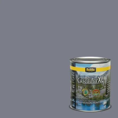 Vista 67 de Rodda Paint CASCADIA XL Pintura e imprimación satinada exterior en uno, cuarto de galón, pimienta de Jamaica
