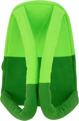 Vista 7 de DAZCOS Mochila de cosplay con bolsa verde para disfraz de anime (verde)