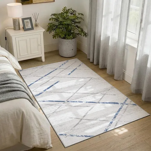 Vista 282 de jinchan Alfombra marroquí de pasillo 2x6 - Alfombra de pasillo lavable a máquina para cocina, alfombra moderna geométrica suave de pelo bajo