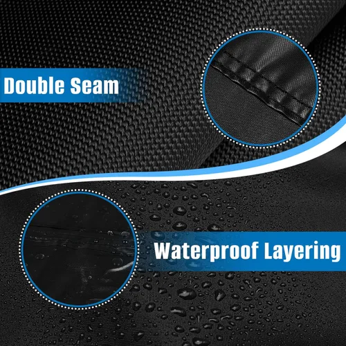 Vista 4 de SIRUITON - Funda impermeable para muebles de exterior, 4 piezas Fundas para muebles de patio, fundas para muebles de patio, 210D, tela resistente