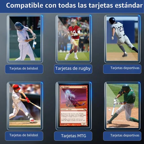 Vista 5 de 400 fundas para tarjetas de plástico duro, tarjetero