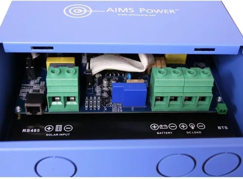Vista 5 de AIMS Power SCC80AMPPT Controlador de carga solar MPPT de 80 amperios; carga sistemas solares de 12, 24, 36 y 48 voltios; carga de 4 etapas; selector