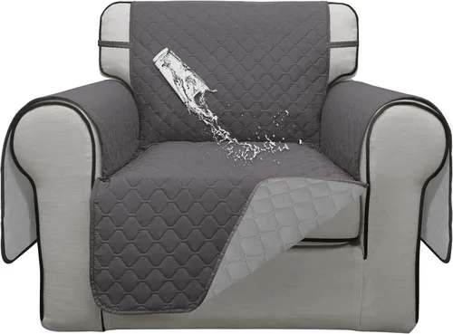Vista 58 de ISSUNTEX Fundas de sofá de dos plazas con doble protección 100% impermeables para sala de estar, fundas para sofá de 2 cojines, protector de muebles