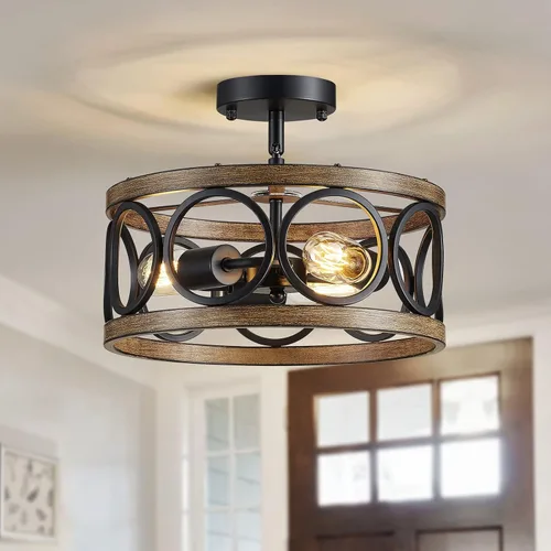 Vista 13 de XINGQI Candelabro moderno de 3 luces, lámpara colgante de 13", altura ajustable, accesorios de iluminación para comedor, dormitorio, sala de estar