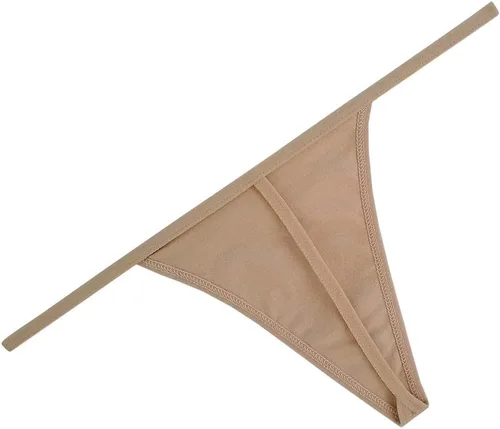 Vista 3 de Paquete de 5 tangas sexy de algodón para mujer, ropa interior sin costuras