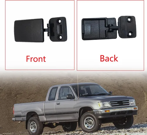 Vista 3 de GXARTS Pestillo de bloqueo de ventana deslizante trasera Reemplazo 69370-35010 Compatible con 1995-2000 Toyota Tacoma 1989-1995 Pickup 1992-2005