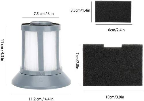 Vista 2 de Fdit Hogar Aspirador Filtro Aspirador Accesorios Filtro Reemplazo para Bissell 6489 64892 64894