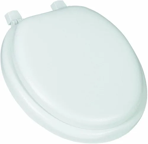 Vista 7 de Mayfair 13EC 006 Toilet Seat, 1 Pack Round, Bone Hueso