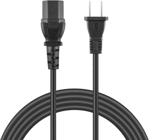 Vista 4 de Cable de alimentación de CA de 6 pies con certificación UL compatible con cable Sony XR-65A90J XR-55A90J de 2 clavijas