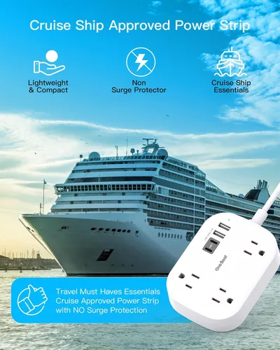Vista 14 de One Beat Adaptador de enchufe de viaje europeo con cable de extensión de 3