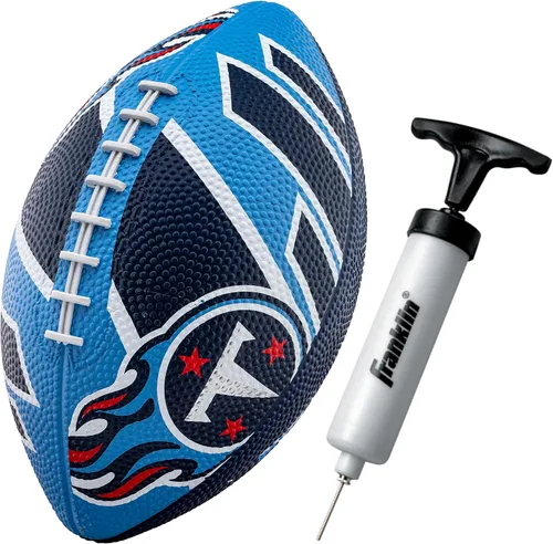 Vista 20 de Franklin Sports NFL Team Footballs - Rubber Youth Mini Balls for All Teams - Kids 8.5" Football + Air Pump Sets - Official NFL Licensed