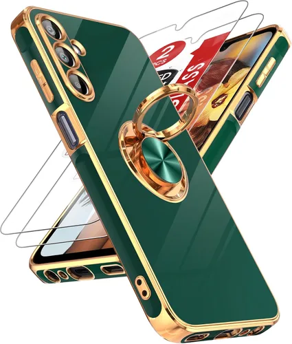 Vista 13 de LeYi Funda para iPhone XR: con Protector de Pantalla de Vidrio Templado [Paquete de 2] Soporte de Anillo Giratorio de 360°, Soporte Magnético