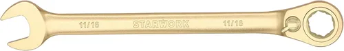 Vista 13 de STARWORK Llave combinada de trinquete reversible GPlating™ (0.354 in)