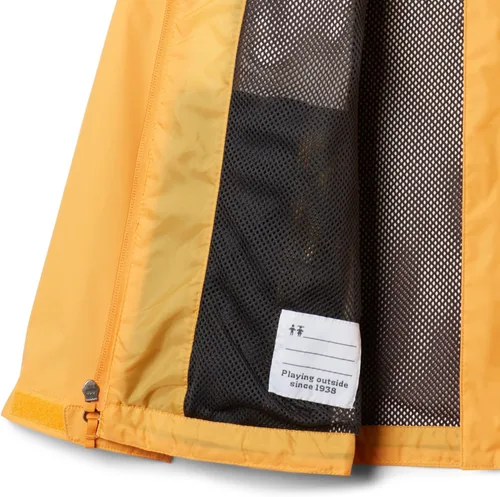 Vista 3 de Columbia Chaqueta impermeable para niños jóvenes, mango, talla XS