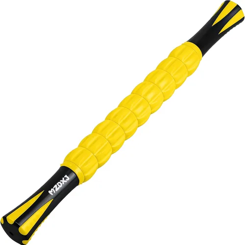 Vista 18 de Rodillo de masaje muscular - Pistola de fascia de tejido profundo para alivio del dolor miofascial, drenaje linfático y escultura corporal