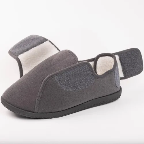 Vista 12 de EuropeanSoftest - Pantuflas clásicas con forro de rizo francés para mujer, con espuma viscoelástica 80-D, transpirables, lavables, para interiores