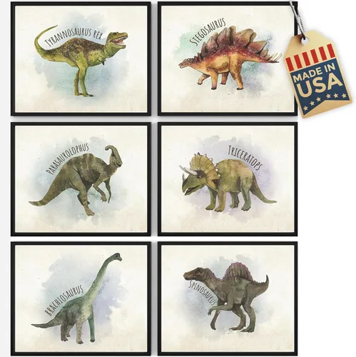 Vista 12 de Always Be Yourself Unless You Can Be A Dinosaur - Impresión artística sin marco, 8 x 10 pulgadas, arte inspirador para habitación de niños
