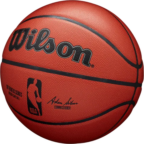 Vista 3 de WILSON Balones de baloncesto de competición de interior auténticos de la NBA - Tamaño 6 y tamaño 7