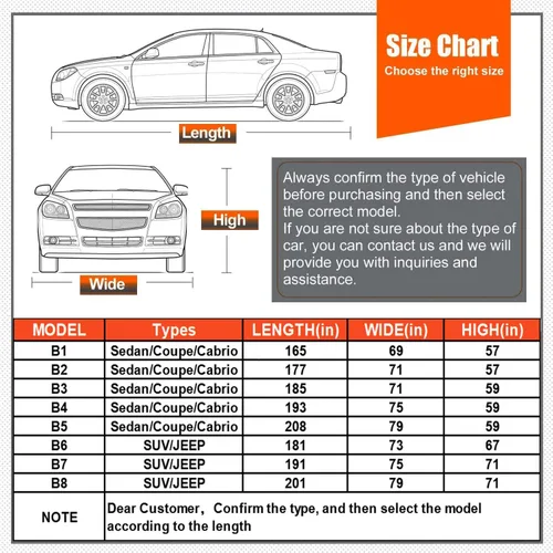 Vista 5 de Kayme Cubierta Protectora contra Granizo para Automóvil, Cubierta Completa para Automóvil Anti-Granizo Multicapa Engrosada, Impermeable