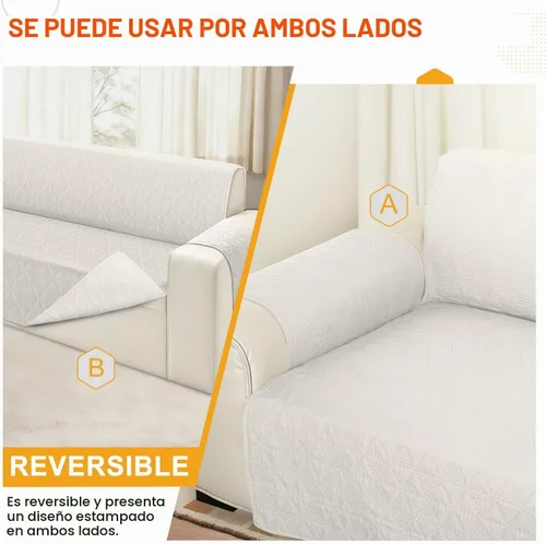 Vista 6 de ALIECOM - Fundas para sofás modulares en esquina en forma de L, fundas reversibles lavables para sofás en forma de U, funda elástica universal