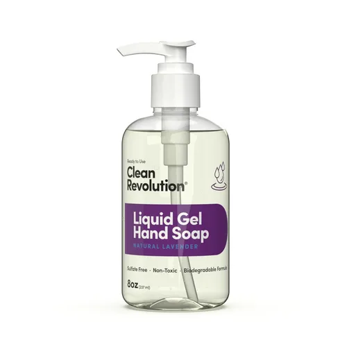 Vista 24 de Clean Revolution Jabón de manos en gel líquido, líquido sedoso rico, espuma rápida, enjuague rápido, contiene aceites esenciales reales