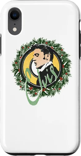Vista 8 de Funda con corona de Navidad oficial para iPhone 14 Elvis Presley